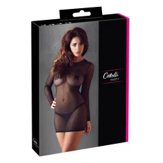 Cottelli - gjennomsiktig kjole (svart) - M