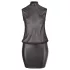 Cottelli Plus Size - skinnende chiffongkjole (svart)