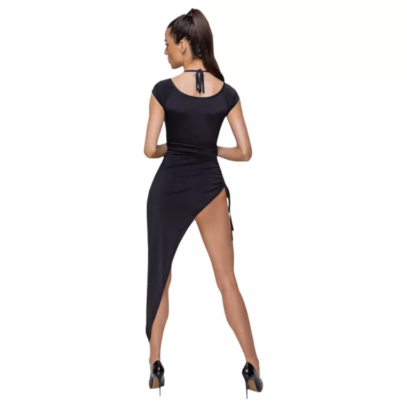 Cottelli Party - asymmetrisk, ringdetaljer kjole (svart)