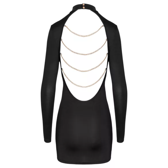 Cottelli - åpen rygg, kjede minikjole (svart) - L