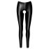 Noir - åpne, skinnende leggings (svart)
