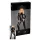 Noir - Skinnende, langermet jumpsuit (svart) - 2XL
