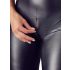 Cottelli Party - Glitrende catsuit (svart)