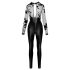 Noir - jumpsuit med blondeoverdel (svart) - M