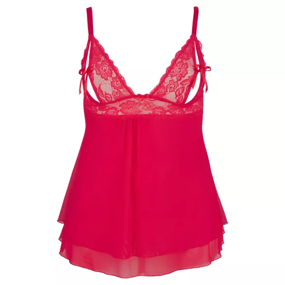 Cottelli Plus Size - Blonde babydoll, lett og luftig (rød)
