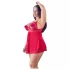 Cottelli Plus Size - Blonde babydoll, lett og luftig (rød) - 2XL