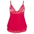 Cottelli Plus Size - Blonde babydoll, lett og luftig (rød) - 2XL