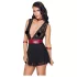Cottelli Bondage - Halsbånd blonde babydoll (svart) - L
