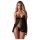 Obsessive Blomentis - blondesett i babydoll (svart) - M/L