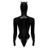 Black Velvet - Batwoman body med lange ermer (svart)