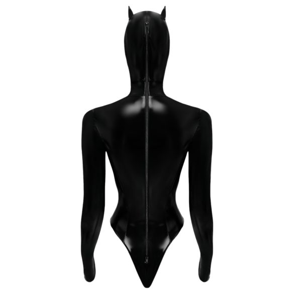 Black Velvet - Batwoman body med lange ermer (svart) - M