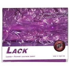 Lakk laken - 200x220 cm (lilla)