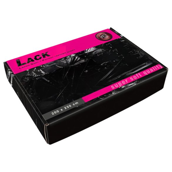 Lakk laken - supermykt - 200x230cm (svart)