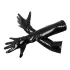 Black Level - Skinnende lakkhansker (svart) - M