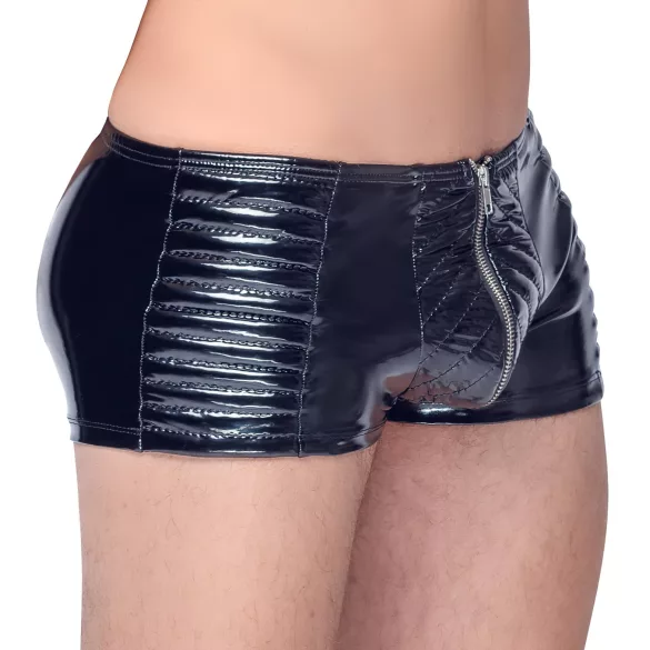 Black Level - glidelås herreshorts (svart) - M