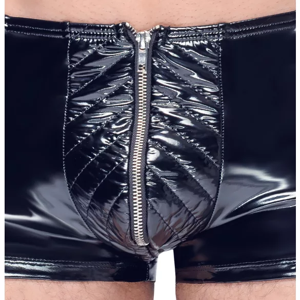 Black Level - glidelås herreshorts (svart) - M