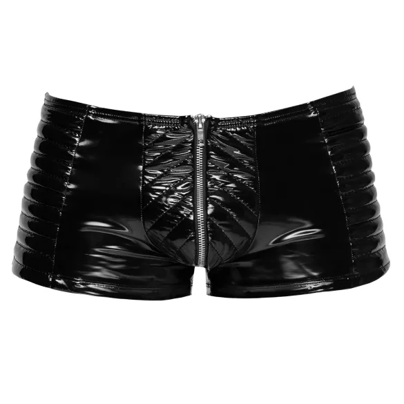 Black Level - glidelås herreshorts (svart) - M