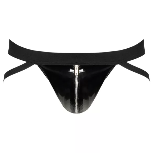 Black Level - jockstrap med glidelås (svart) - XXL