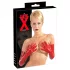 Latex lang, unisex hanske (rød) - XL