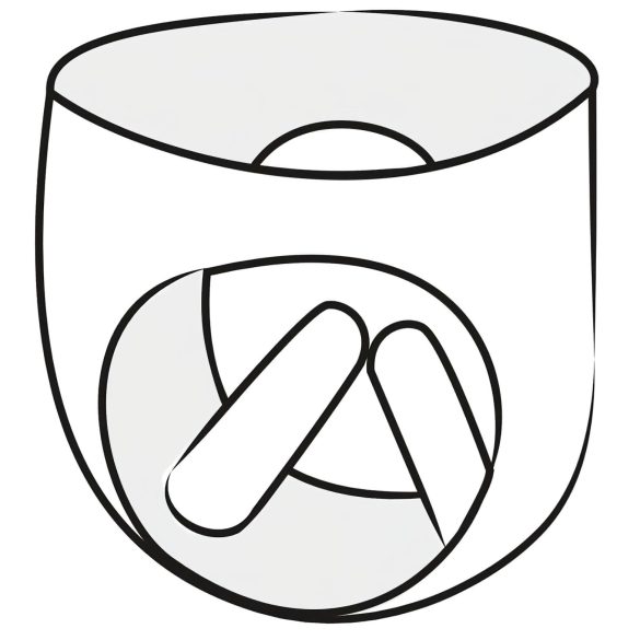 LATEX - 2pk Kvinnetruser med Oppblåsbare Innvendige Dildoer (svart) - L