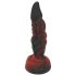 OgazR Hell Dong - riflet dildo - 20 cm (rød)