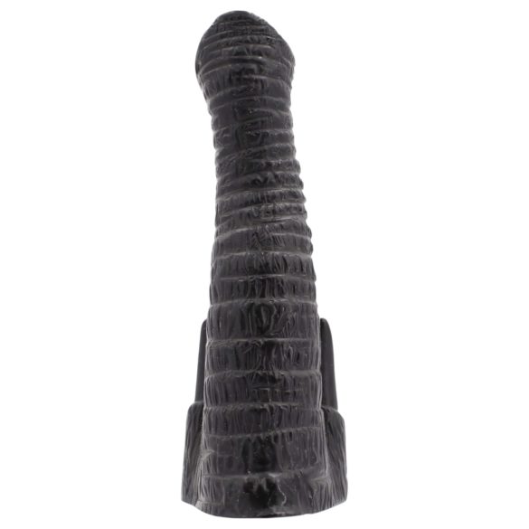 AnimHole Djumbo - stor elefantstamme dildo - 18cm (svart)