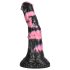 Bad Horse - silikon hestepenis dildo - 18 cm (svart-rosa)