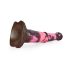 Bad Horse - silikon hestepenis dildo - 24cm (brun-rosa)