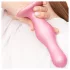 Strap-on-me Curvy S - bølget dildo med sugekopp (rosa)