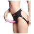 Strap-on-me Curvy S - bølget dildo med sugekopp (rosa)
