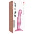 Strap-on-me Curvy M - bølget dildo med sugekopp (rosa)