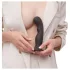 Strap-on-me P&G S - bøyd dildo med sugekopp (svart)