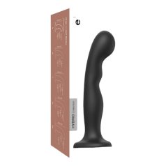 Strap-on-me P&G L - bøyd sugekopp dildo (svart)