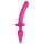 Strap-on-me Switch Semi-Realistisk L - 2-i-1 silikon dildo (rosa)