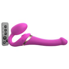 Strap-on-me S - påsettbar luftbølgevibrator (rosa)