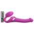 Strap-on-me M - lufttrykk-vibrator med stropper (rosa)