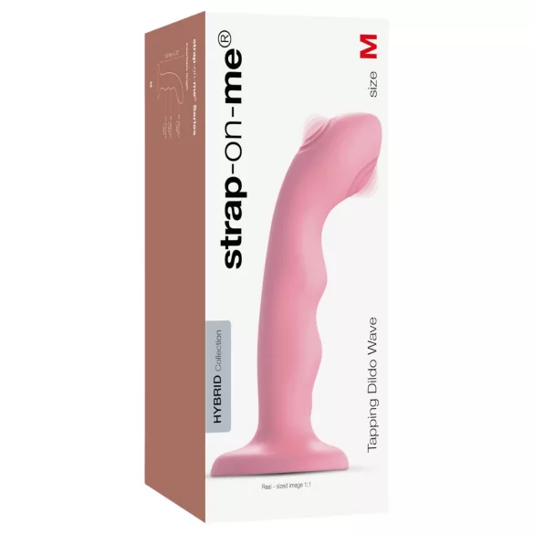Strap-on-me M - vanntett, pulserende G-punktvibrator (rosa)