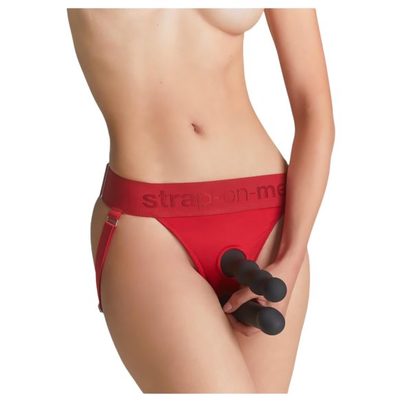 Strap-on-me - Justerbart hoftebelte for strap-on dildo - XS-XXL (rød)