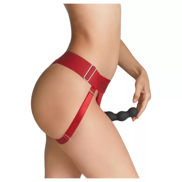 Strap-on-me - Justerbart hoftebelte for strap-on dildo - XS-XXL (rød)