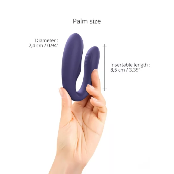 Love to Love Match up - oppladbar, radiostyrt parvibrator (lilla)