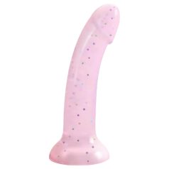 Dildolls Stjernelys - rosa stjernedildo med sugekopp