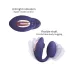 Love to Love Wonderlover - klitoris-lokkende G-punktvibrator (mørk lilla)