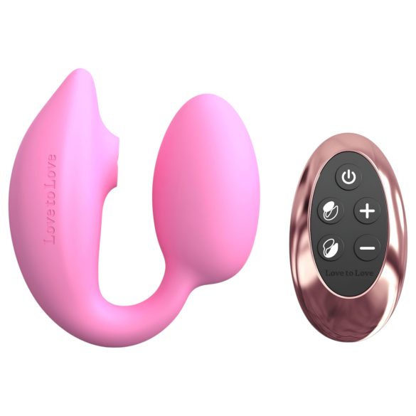 Love to Love Wonderlover - klitoris- og G-punkt-vibrator (rosa)
