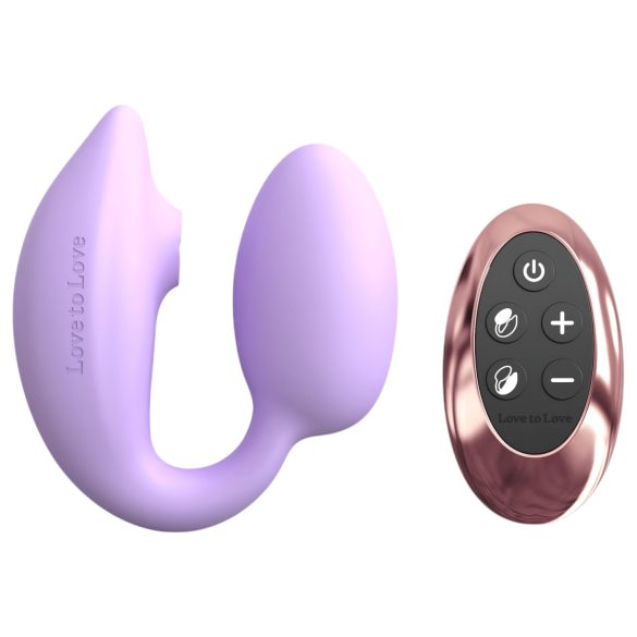 Love to Love Wonderlover - klitoris- og G-punktvibrator (lilla)