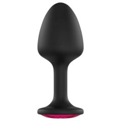 Dorcel Geisha Plug Ruby XL - rosa stein analplugg (svart)