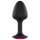 Dorcel Geisha Plug Ruby XL - rosa stein analplugg (svart)