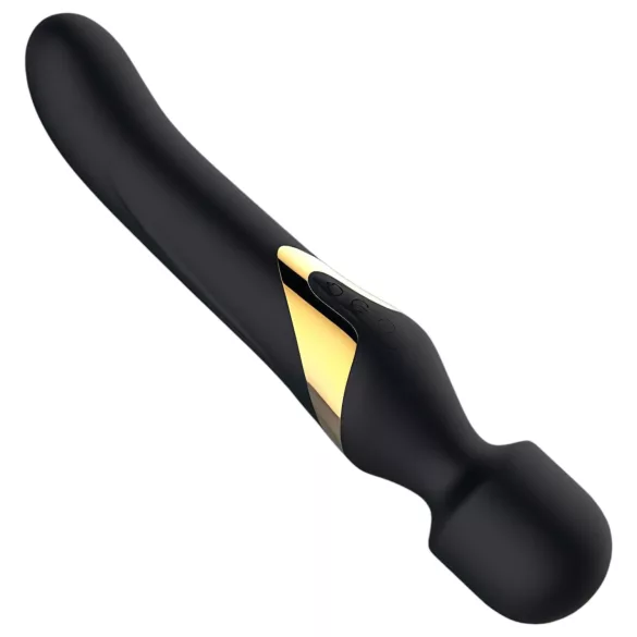 Dorcel Dual Orgasms Gull - 2-i-1 massasjevibrator (svart)