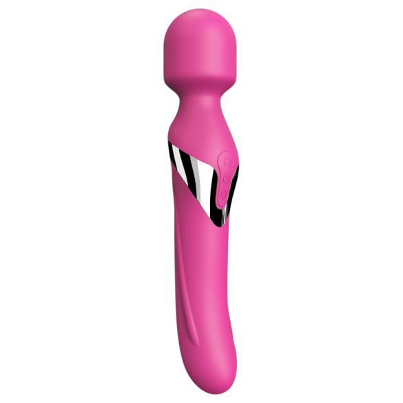 Dorcel Dobbel Orgasme - oppladbar 2-i-1 massasjevibrator (rosa)