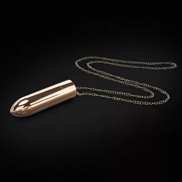 Dorcel - Oppladbar, vanntett vibratorhalskjede (roségull)