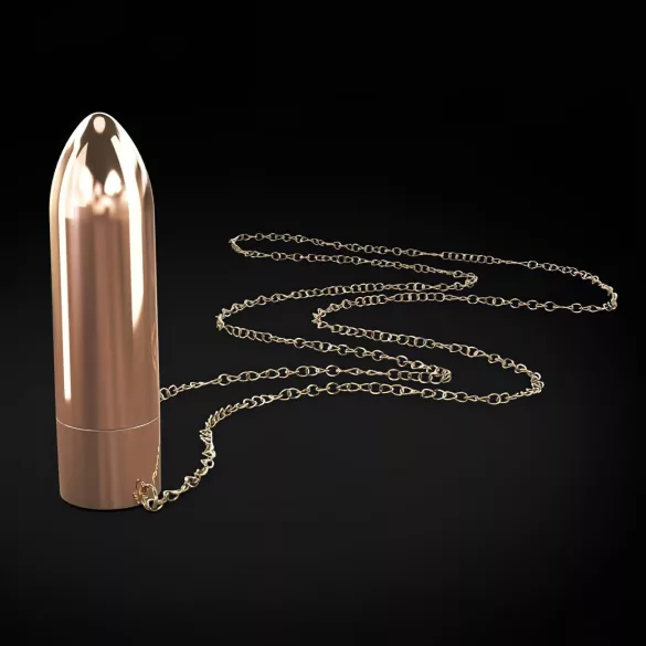 Dorcel - Oppladbar, vanntett vibratorhalskjede (roségull)